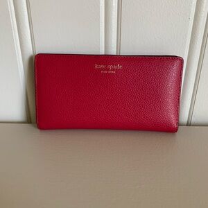 Kate Spade Red Wallet NWT